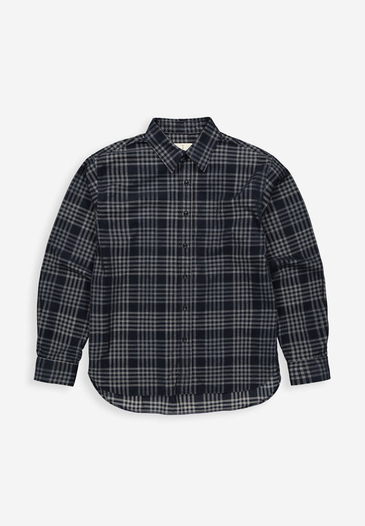 Judd Cord Check Shirt alaska blue