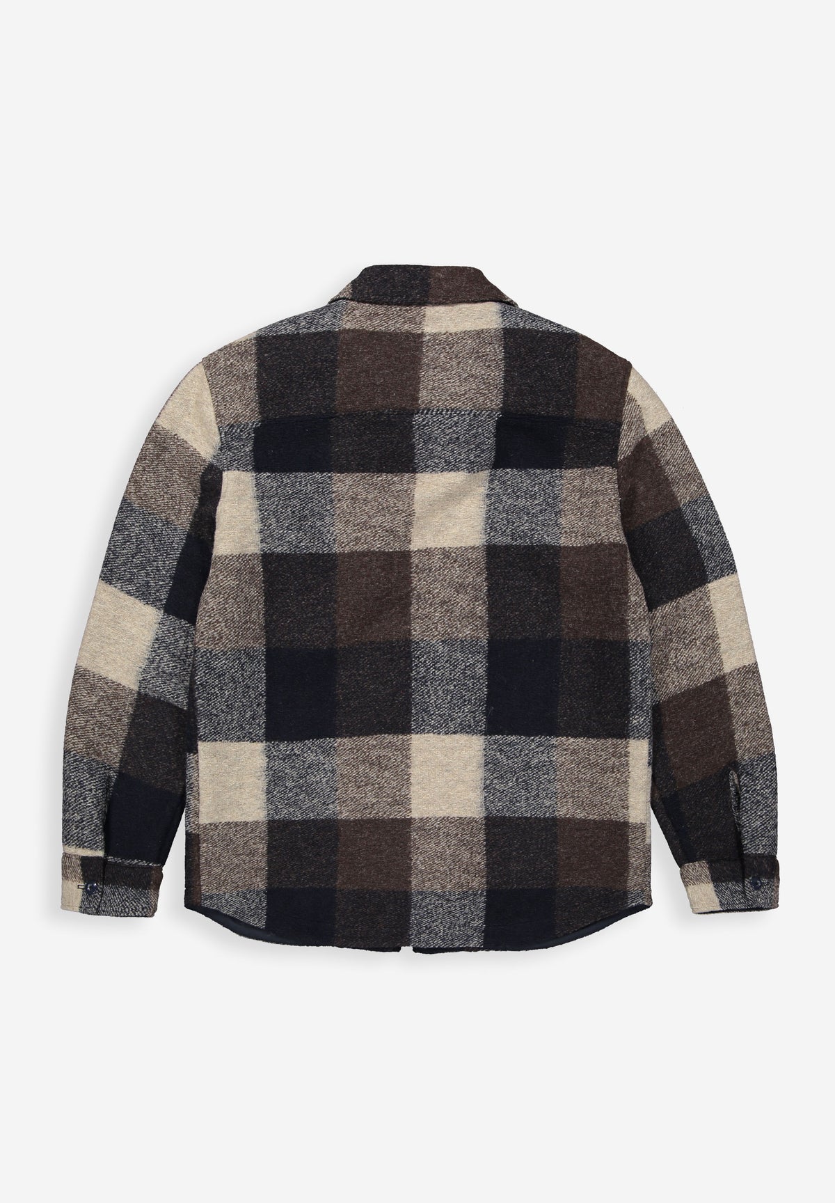 Vance Wool Check Overshirt chestnut brown | Bildmaterial bereitgestellt von SHOES.PLEASE.