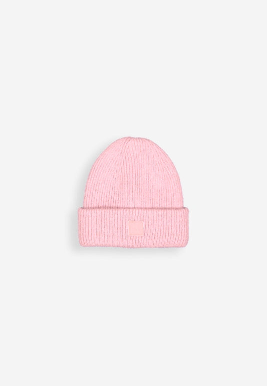 Army Wool Hook Beanie flamingo pink