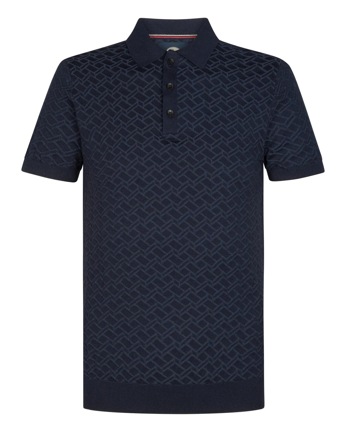 Men Knitwear Polo navy blue | Bildmaterial bereitgestellt von SHOES.PLEASE.