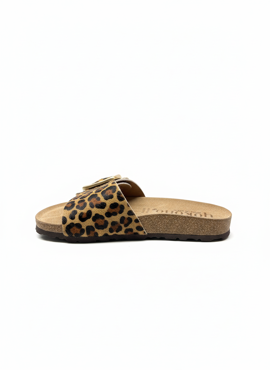 JERBA-114 Sandalia plana LEOPARDO natural | Bildmaterial bereitgestellt von SHOES.PLEASE.