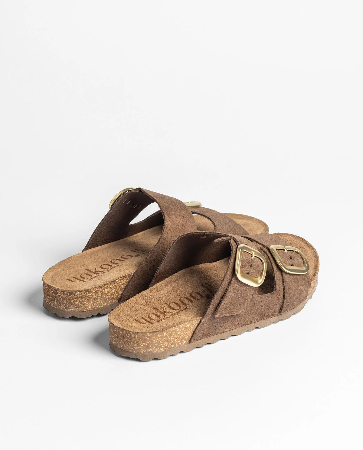 JERBA-700 Sandalia plana NOBUCK mocha | Bildmaterial bereitgestellt von SHOES.PLEASE.