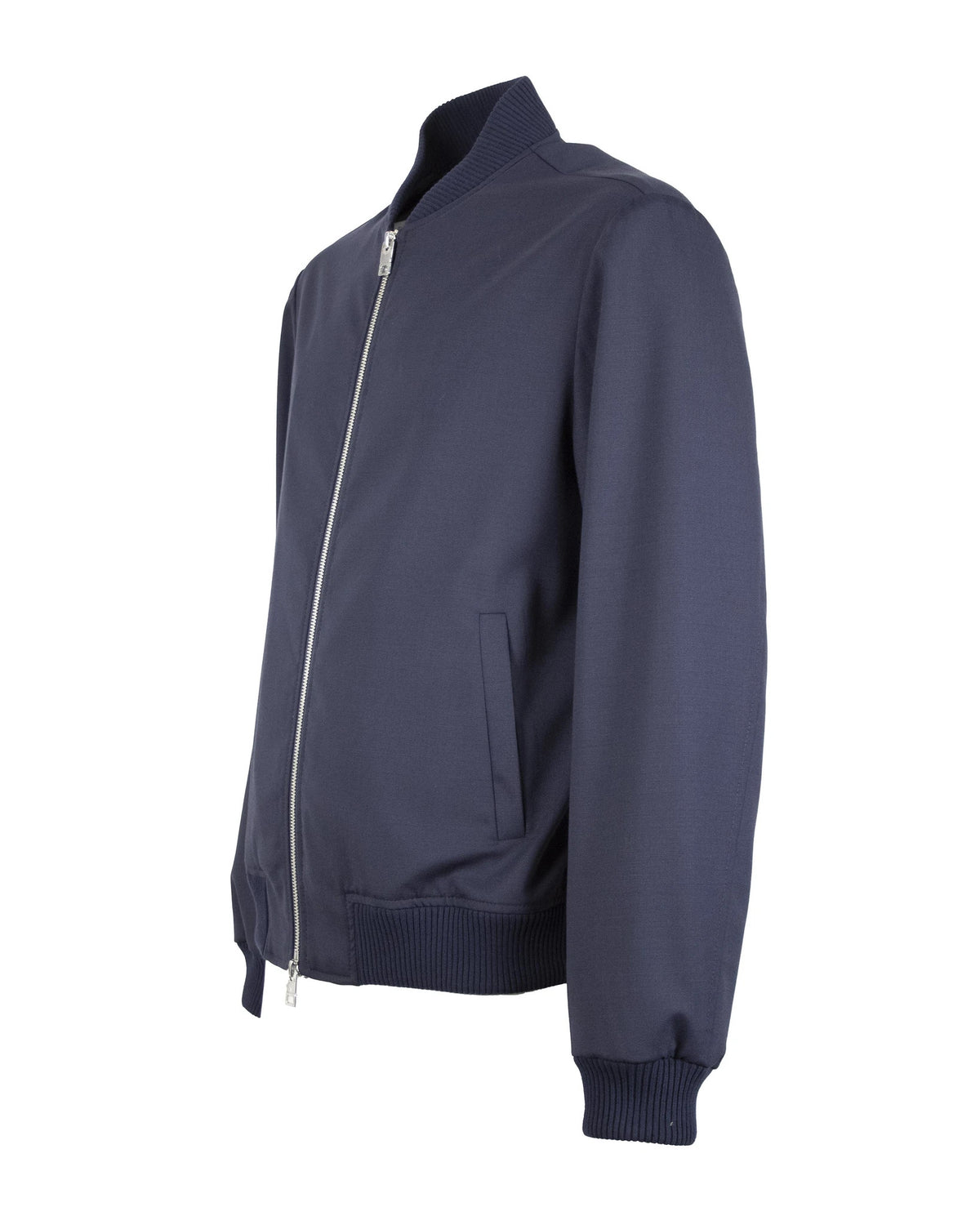 LES HOMMES WOOL BOMBER 261L02001 navy | Bildmaterial bereitgestellt von SHOES.PLEASE.