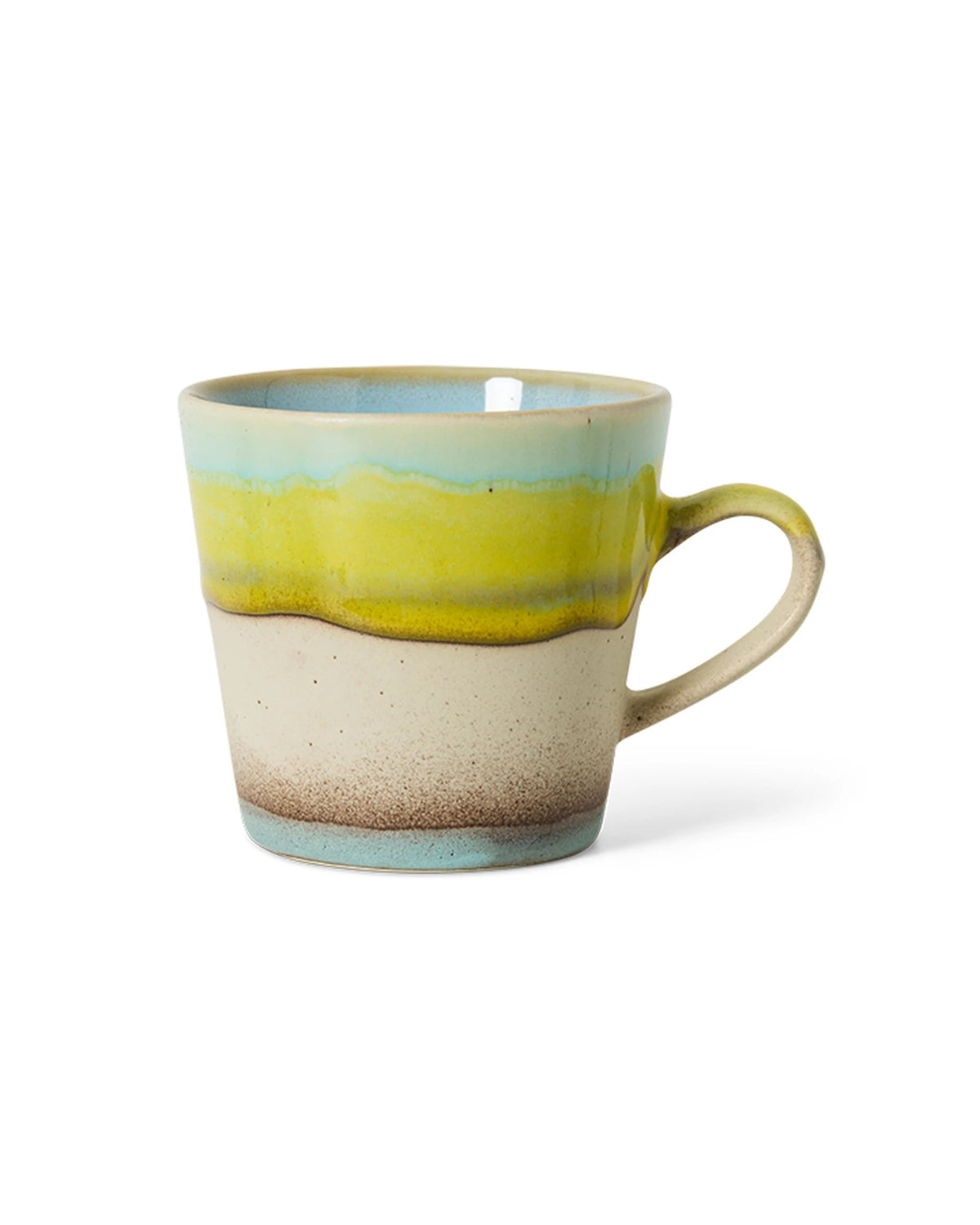 70s ceramics: americano mug, glint multicolour | Bildmaterial bereitgestellt von SHOES.PLEASE.