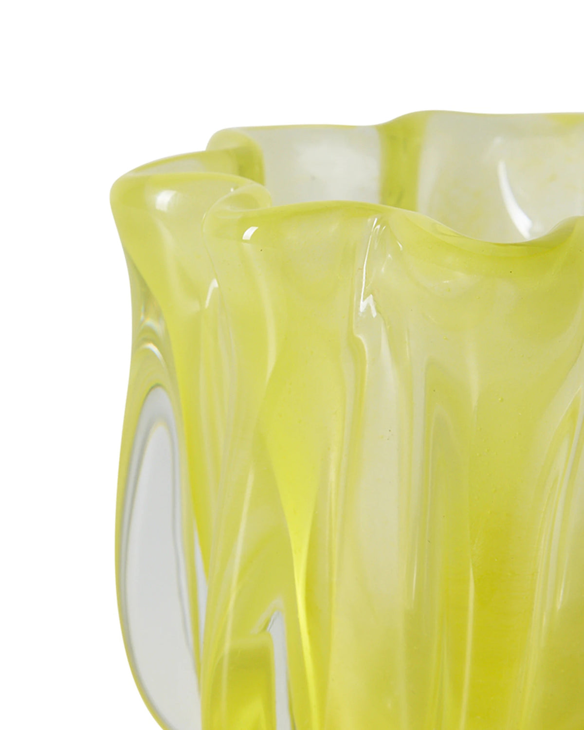 Coralla candle holder, lime yellow | Bildmaterial bereitgestellt von SHOES.PLEASE.