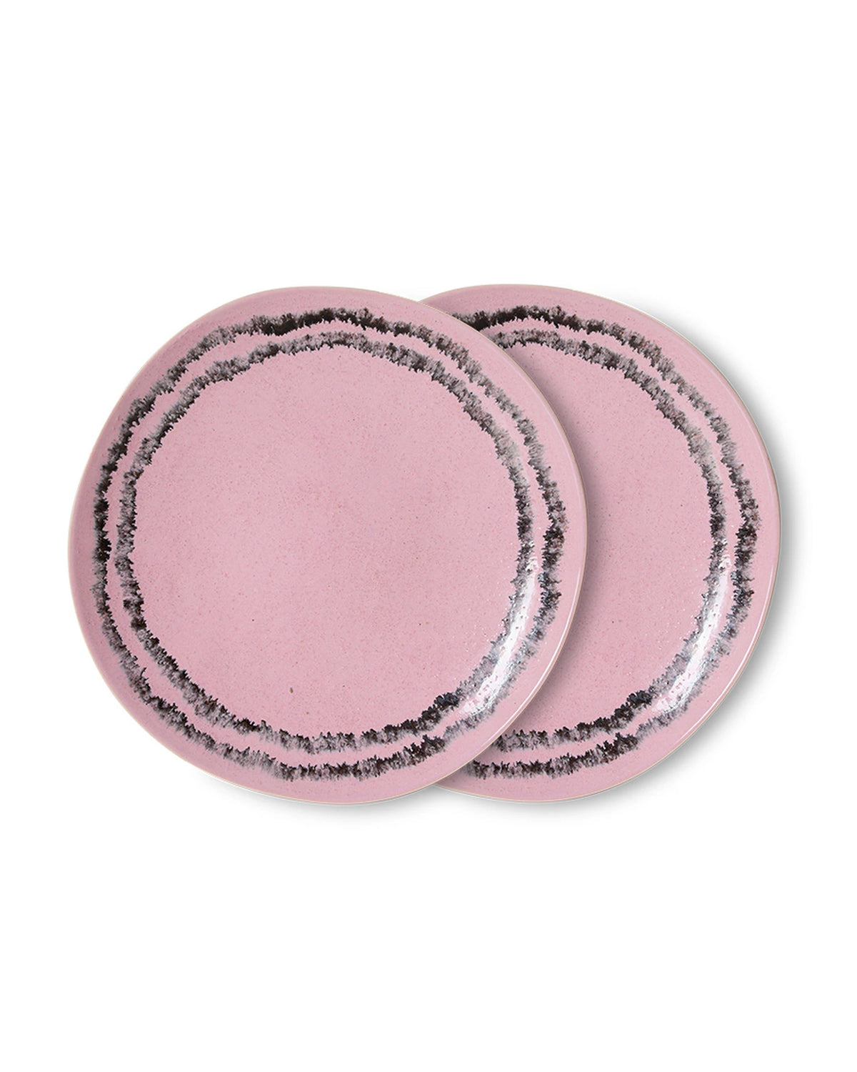 70s ceramics: side plate, bubble (set of 2) pink | Bildmaterial bereitgestellt von SHOES.PLEASE.