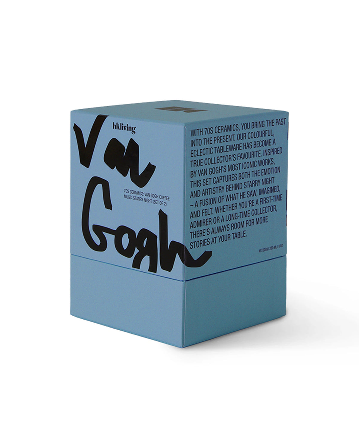 70s ceramics: Van Gogh coffee mugs, starry night (set of 2) blue | Bildmaterial bereitgestellt von SHOES.PLEASE.