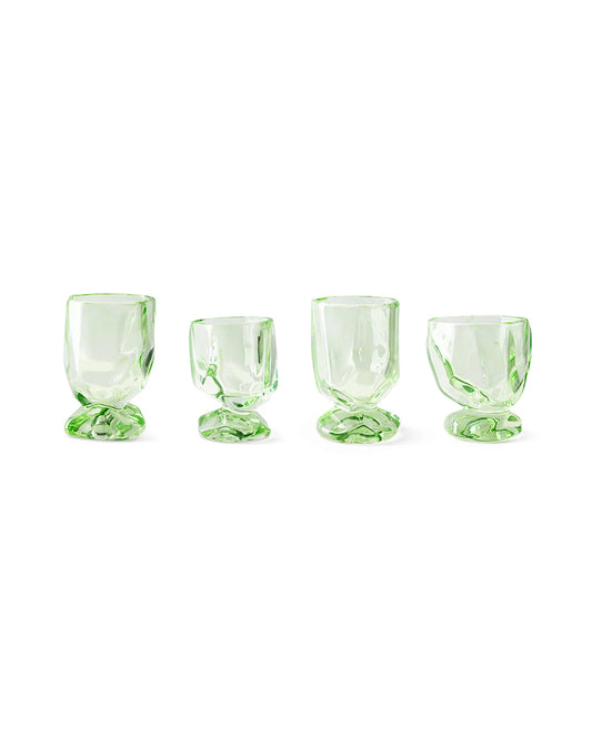 HKLIVING Weingläser Nienke Sikkema 4er-Set peridot