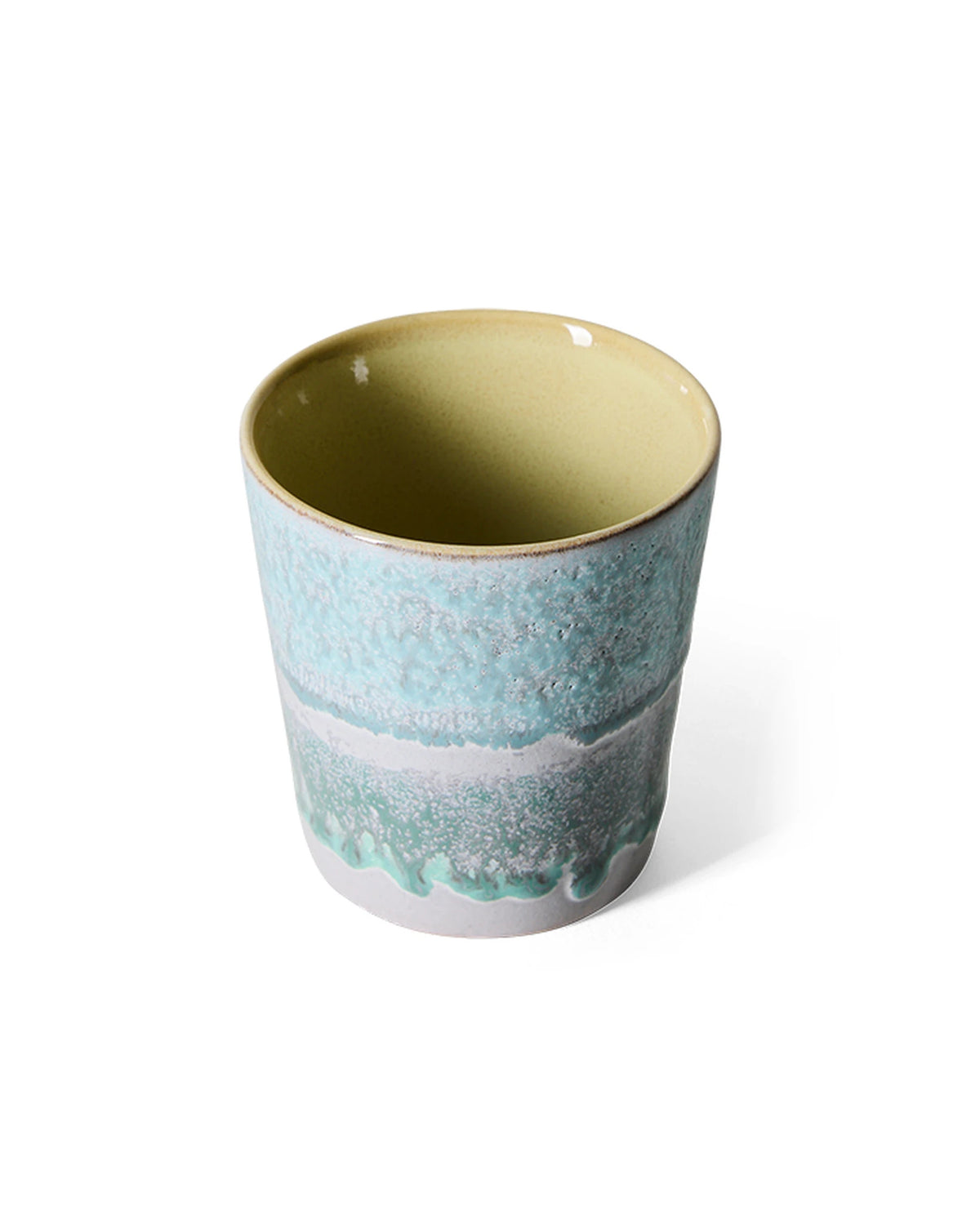 70s ceramics: coffee mug, ozon multicolour | Bildmaterial bereitgestellt von SHOES.PLEASE.