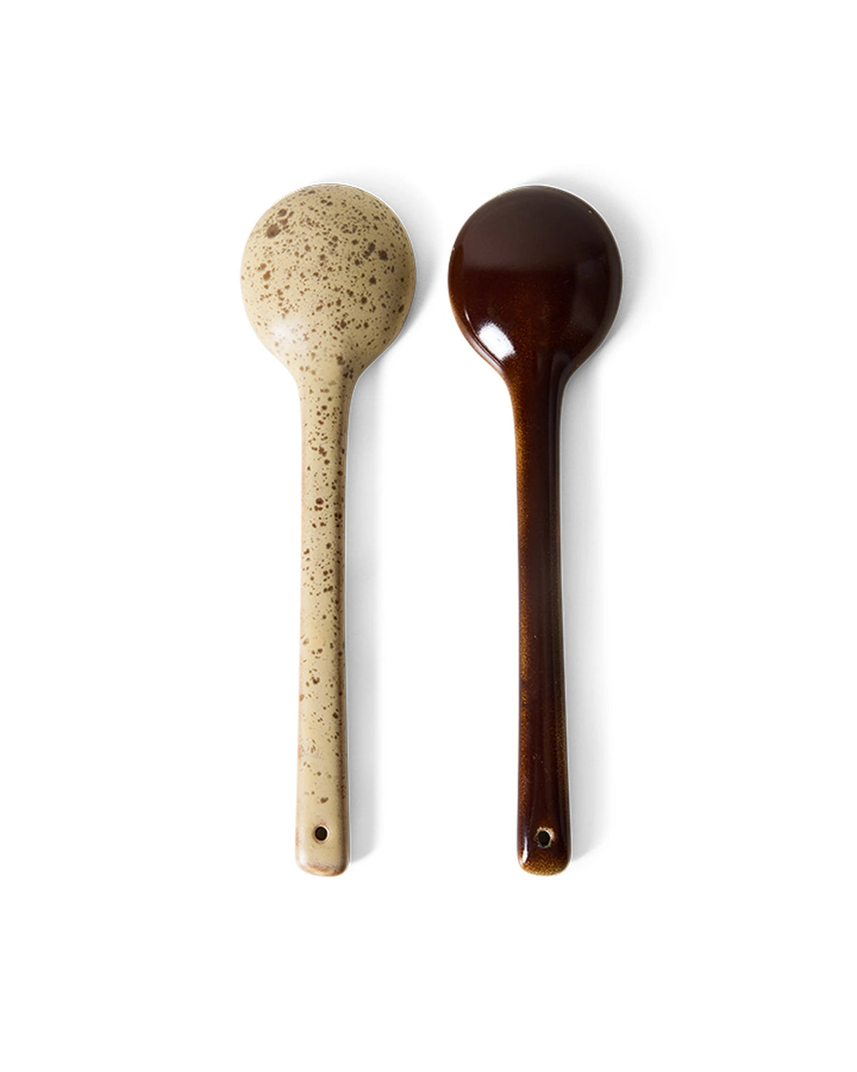 70s ceramics: serving spoons, hills (set of 2) multicolour | Bildmaterial bereitgestellt von SHOES.PLEASE.