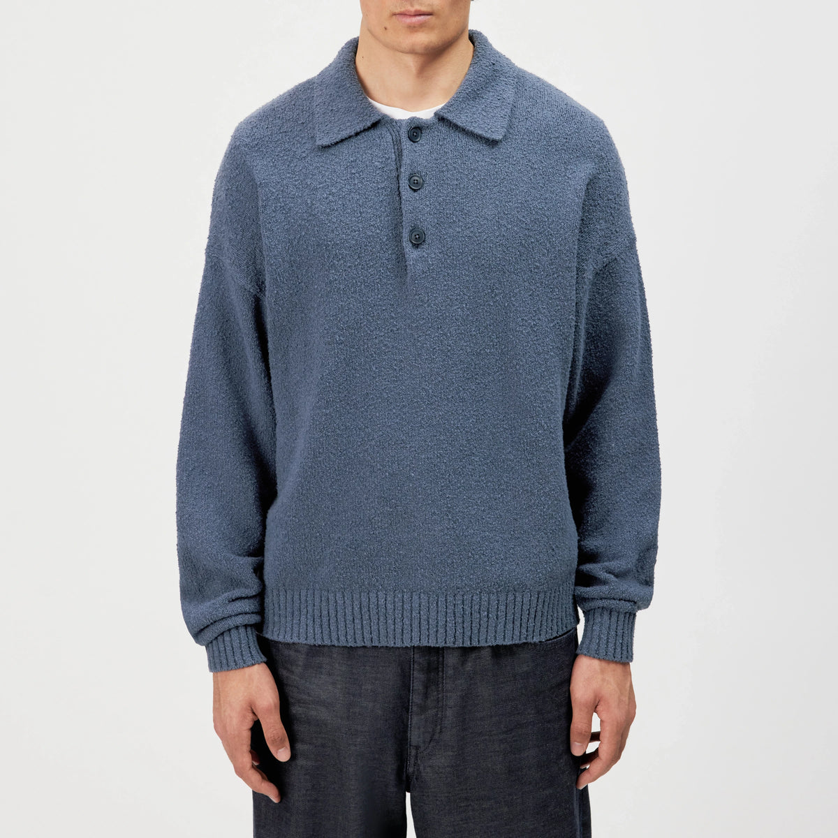 BEKKET MEN KNITWEAR blue 3200 | Bildmaterial bereitgestellt von SHOES.PLEASE.