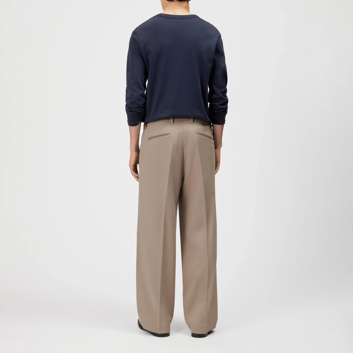LEEK_WIDE MEN TROUSER brown 1715 | Bildmaterial bereitgestellt von SHOES.PLEASE.