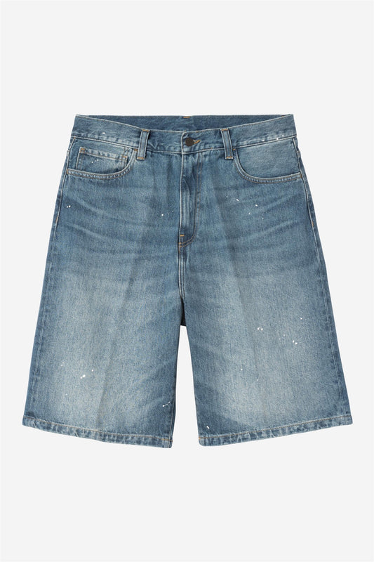 Landon Short blue /destroy wash, splatter
