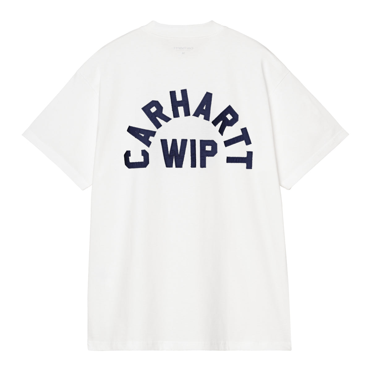 S/S Arch Script T-Shirt white / dark navy | Bildmaterial bereitgestellt von SHOES.PLEASE.