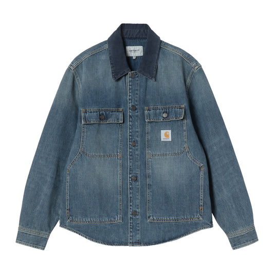Oakland Shirt Jac blue / dark navy /worn used wash