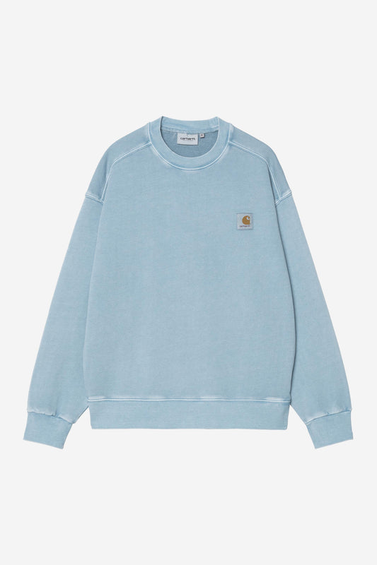 Nelson Sweat clay blue /garment dyed
