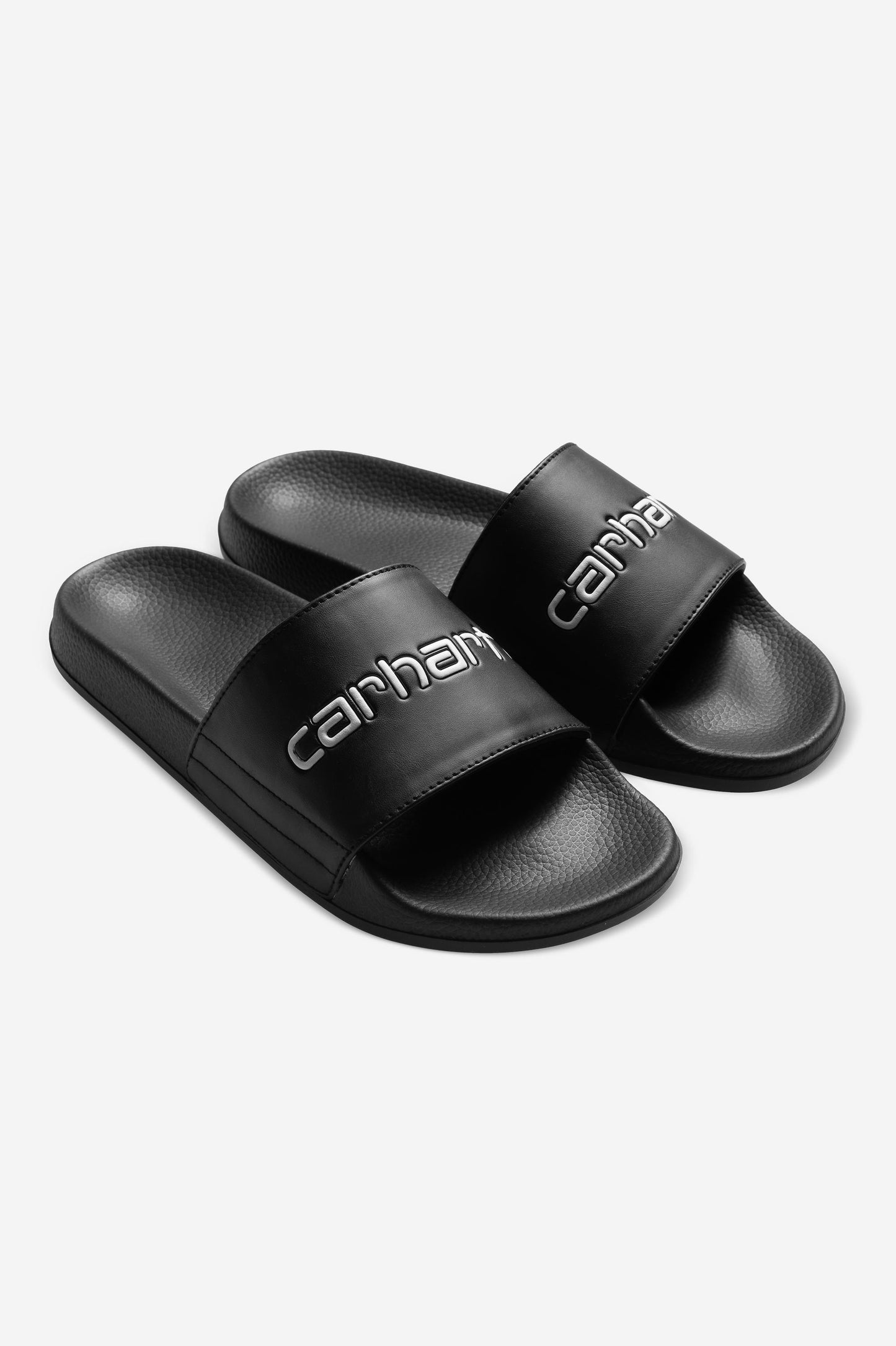 Carhartt WIP Slippers black / white /--- | Bildmaterial bereitgestellt von SHOES.PLEASE.
