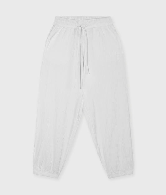 cropped easy jogger ecru