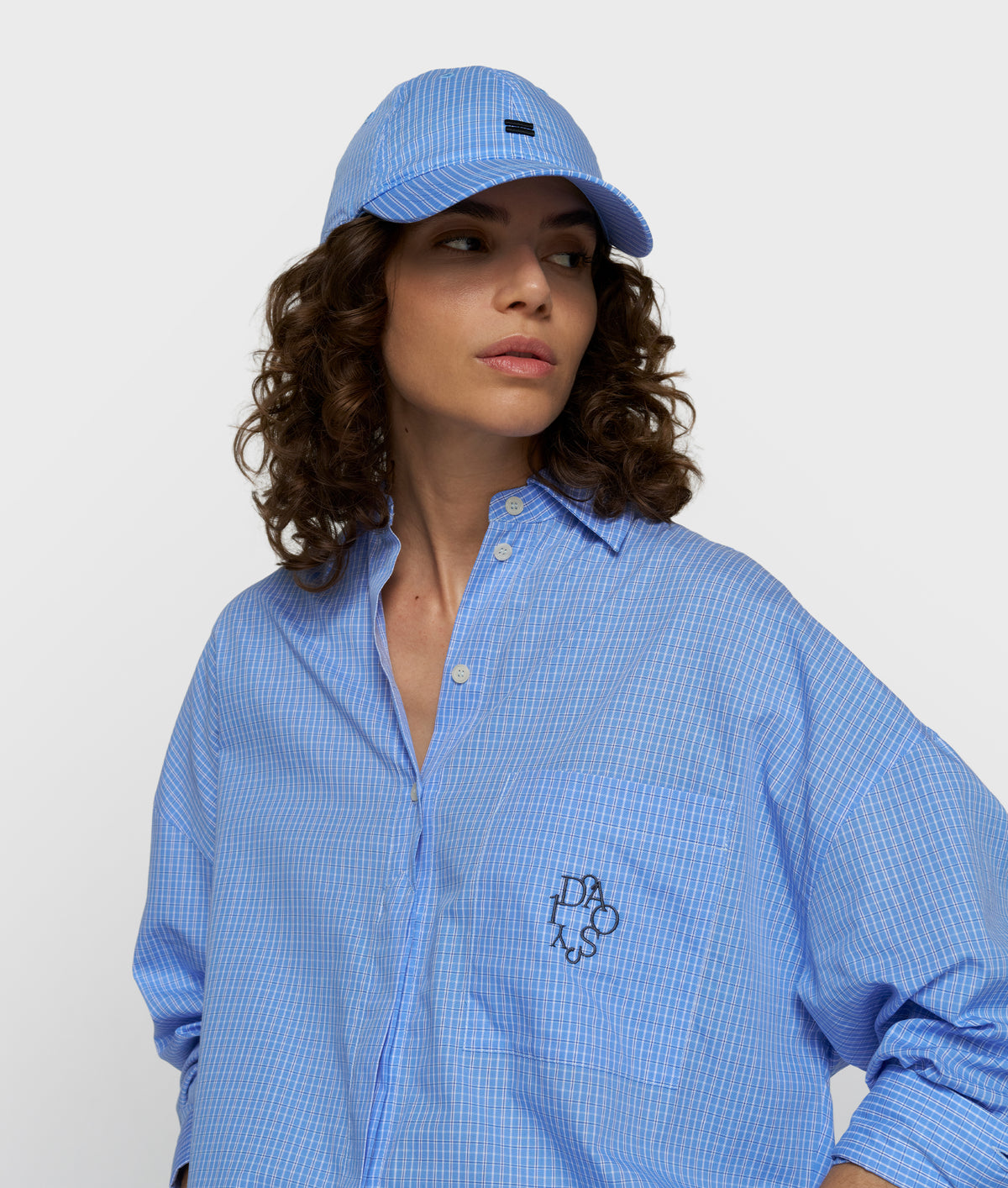long sleeve shirt check ultramarine | Bildmaterial bereitgestellt von SHOES.PLEASE.