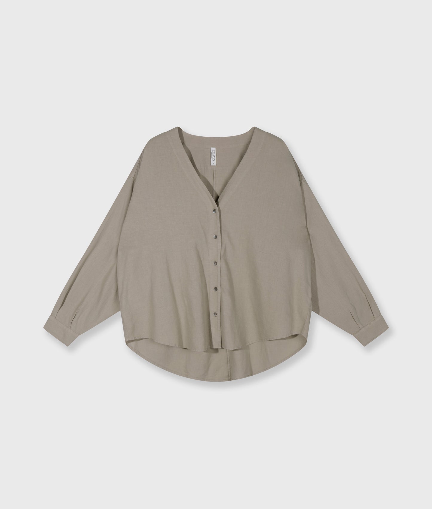 cotton linen blouse fog | Bildmaterial bereitgestellt von SHOES.PLEASE.