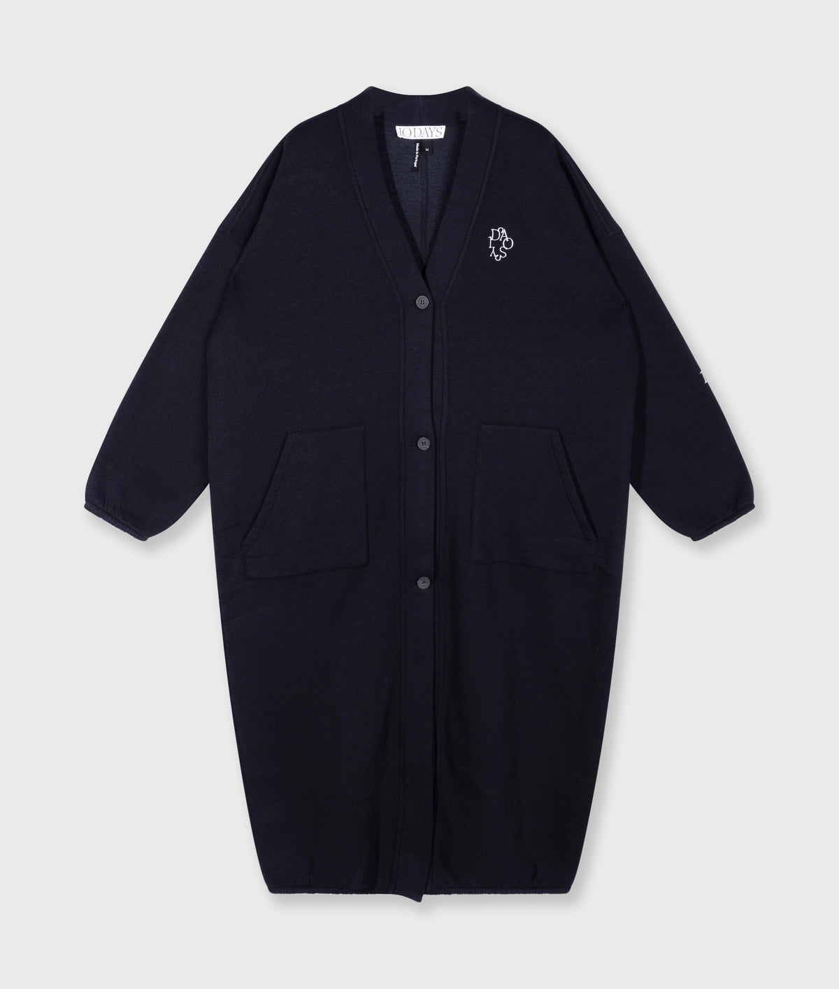 long baseball cardigan black | Bildmaterial bereitgestellt von SHOES.PLEASE.