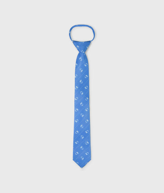 tie monogram ultramarine