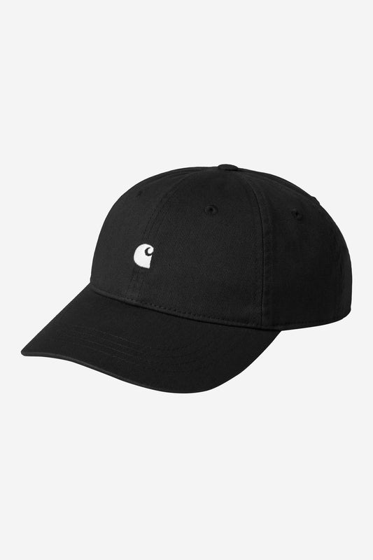 W' Madison Logo Cap black / white /---