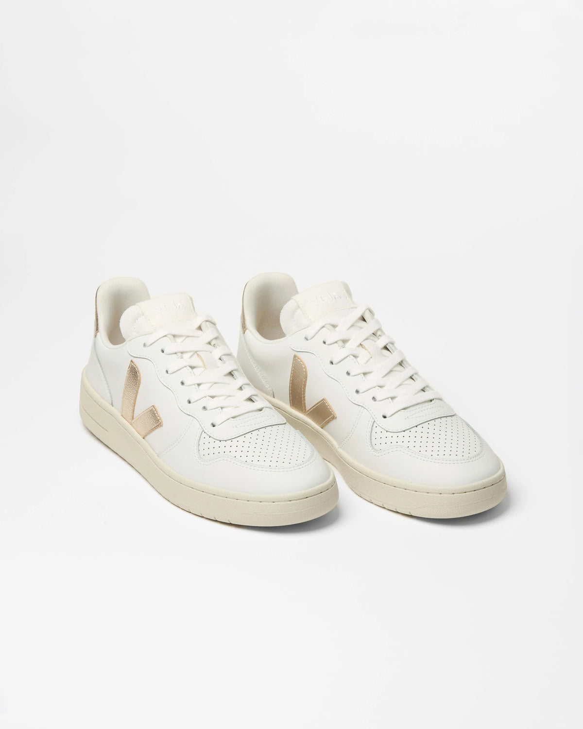 W V-10 Prime LEATHER extra-white_platine | Bildmaterial bereitgestellt von SHOES.PLEASE.