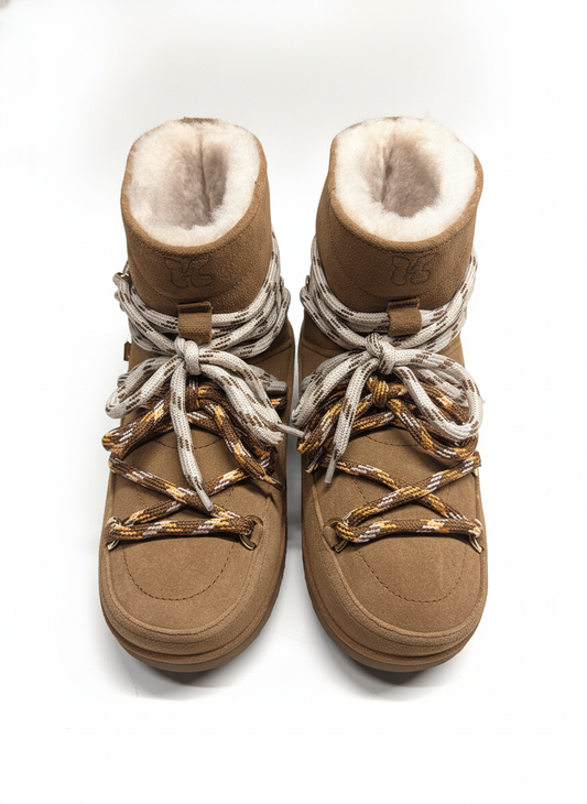 QUILTED SUEDE brown