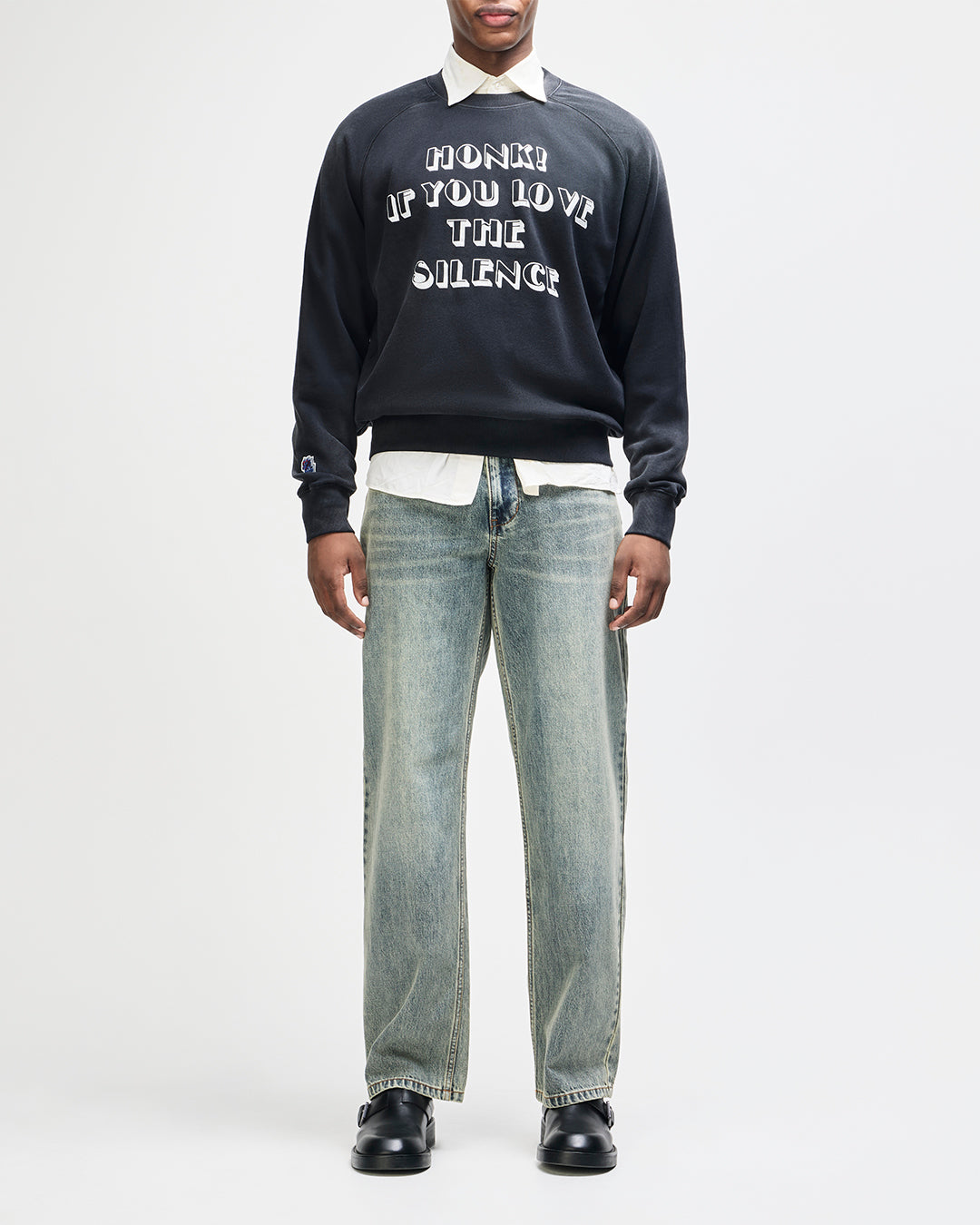 Honk! Crew Neck bea | Bildmaterial bereitgestellt von SHOES.PLEASE.