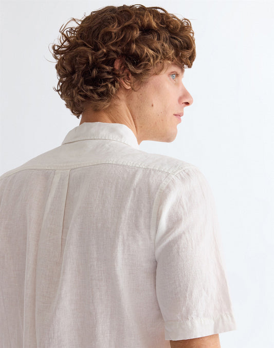 SS 1 PKT SHIRT WHITE white