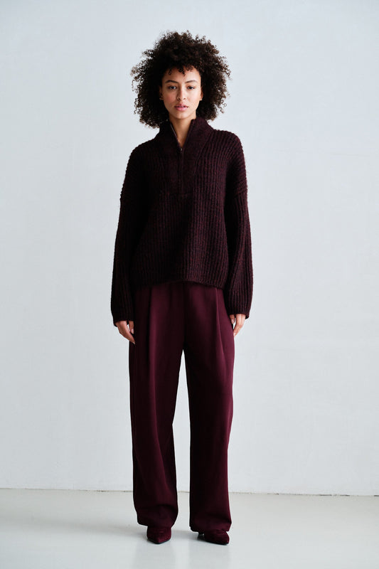 Jumper aubergine