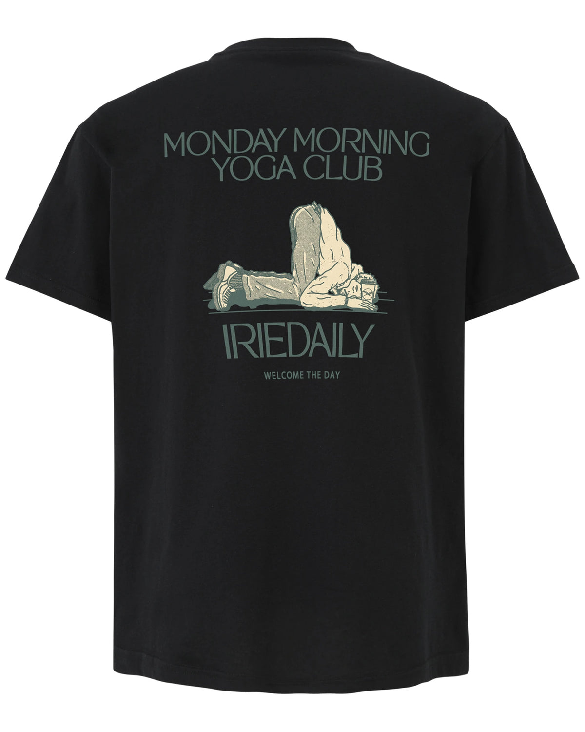 Monday Yoga T-Shirt black | Bildmaterial bereitgestellt von SHOES.PLEASE.