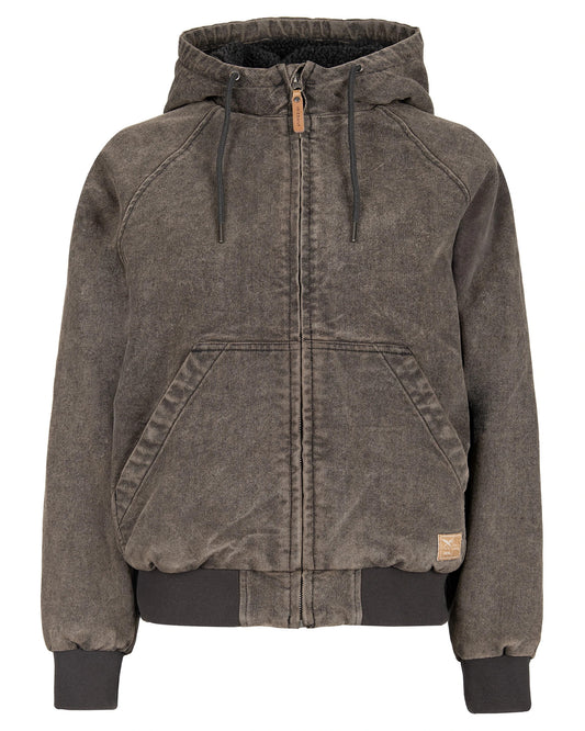 Dock Womens Jacket black acid wash