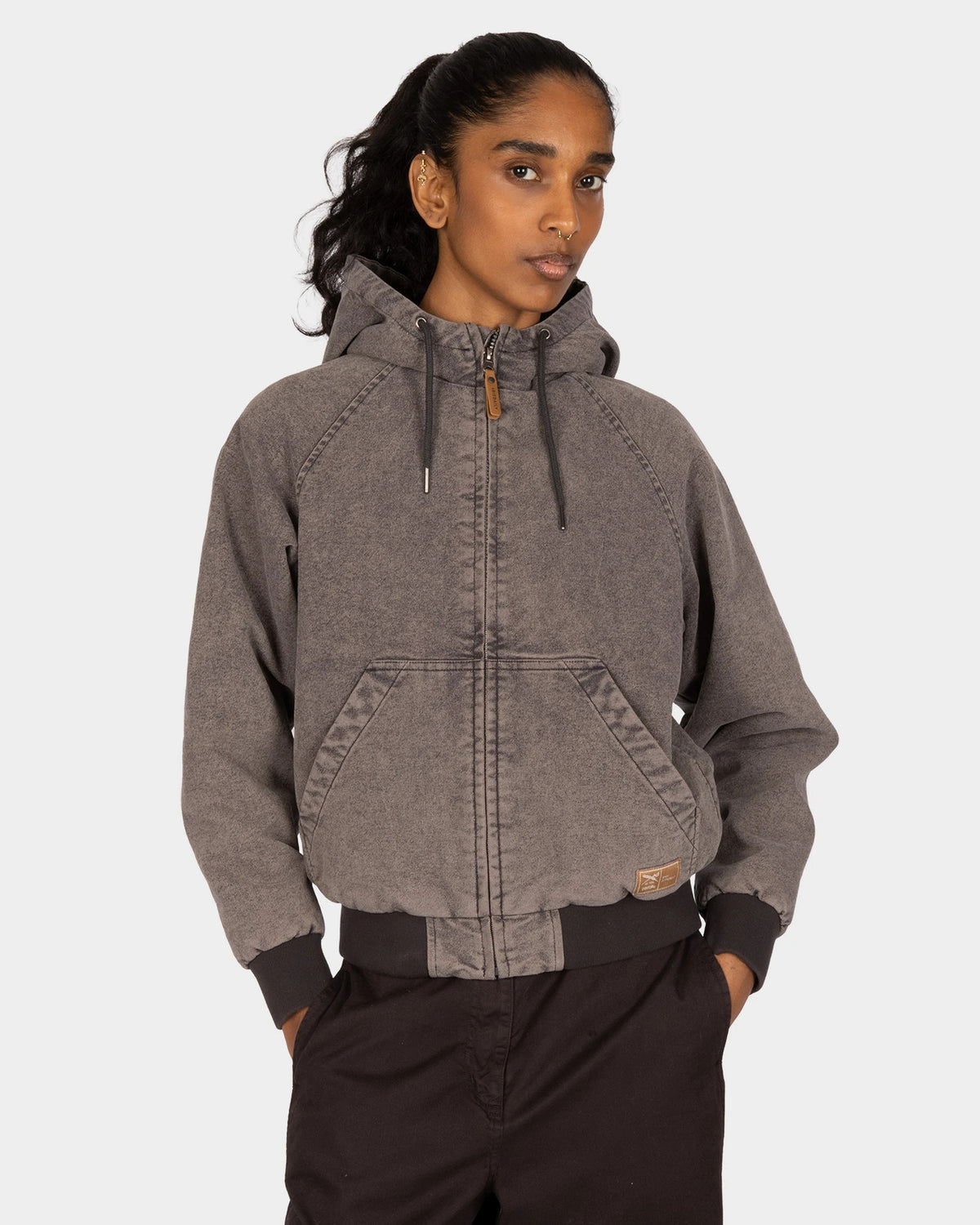 Dock Womens Jacket black acid wash | Bildmaterial bereitgestellt von SHOES.PLEASE.