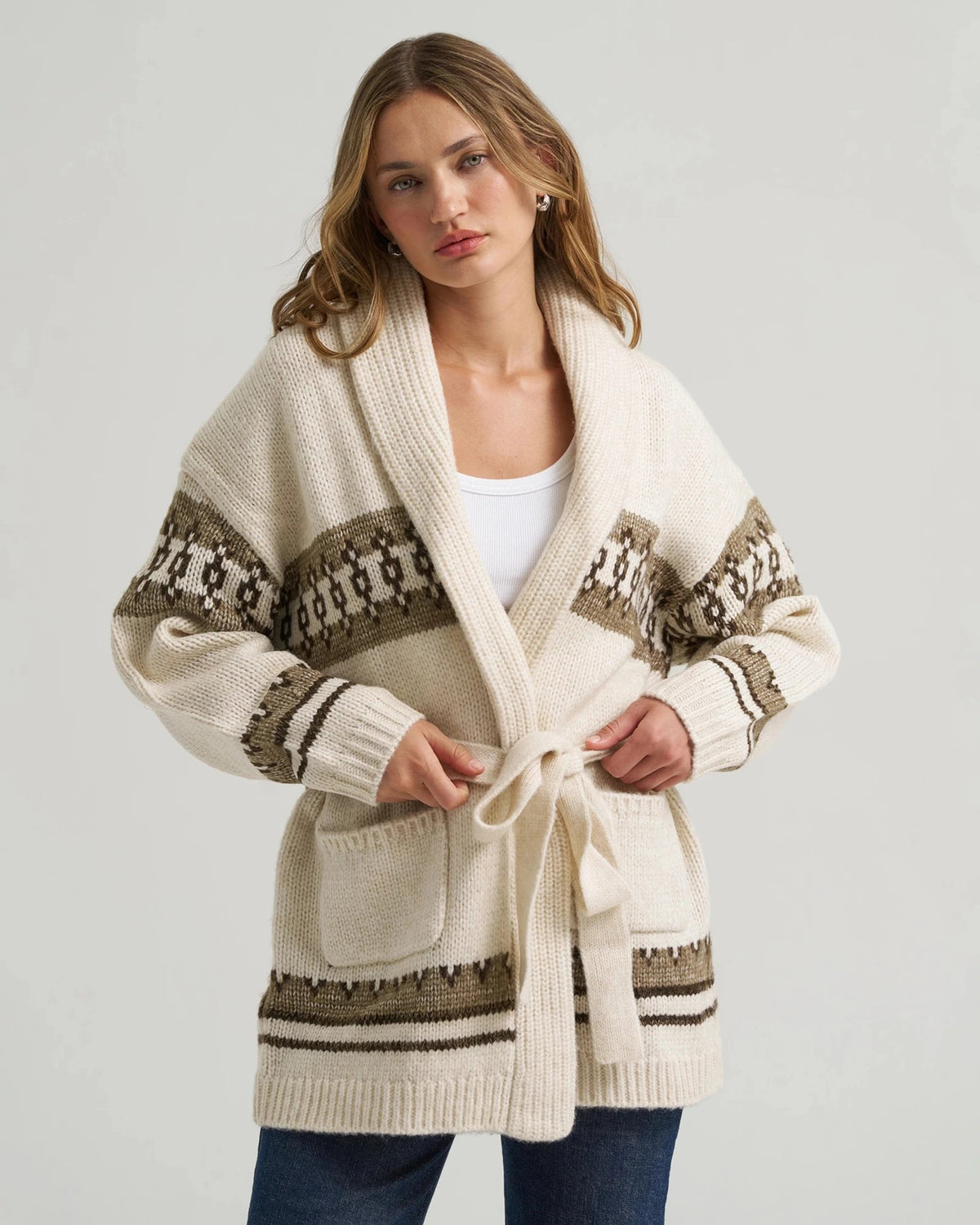 SWEATER CARDIGAN white | Bildmaterial bereitgestellt von SHOES.PLEASE.