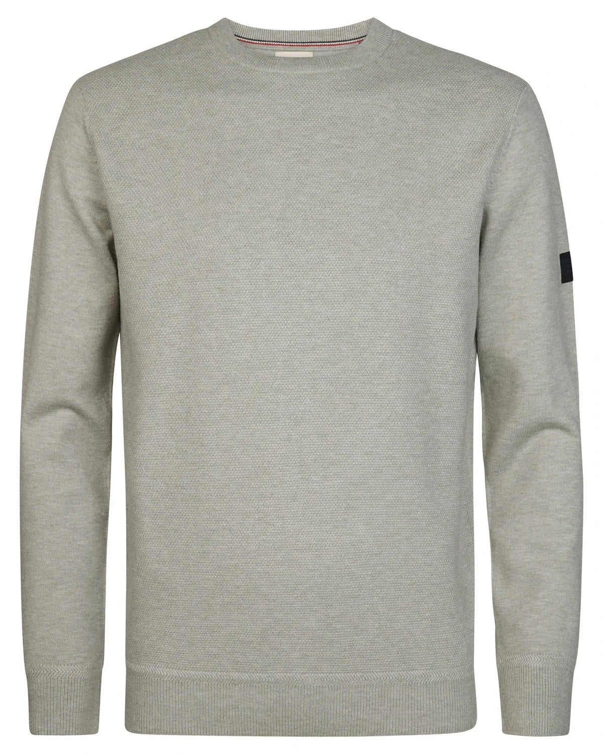 Men Knitwear Round Neck Basic ice grey | Bildmaterial bereitgestellt von SHOES.PLEASE.