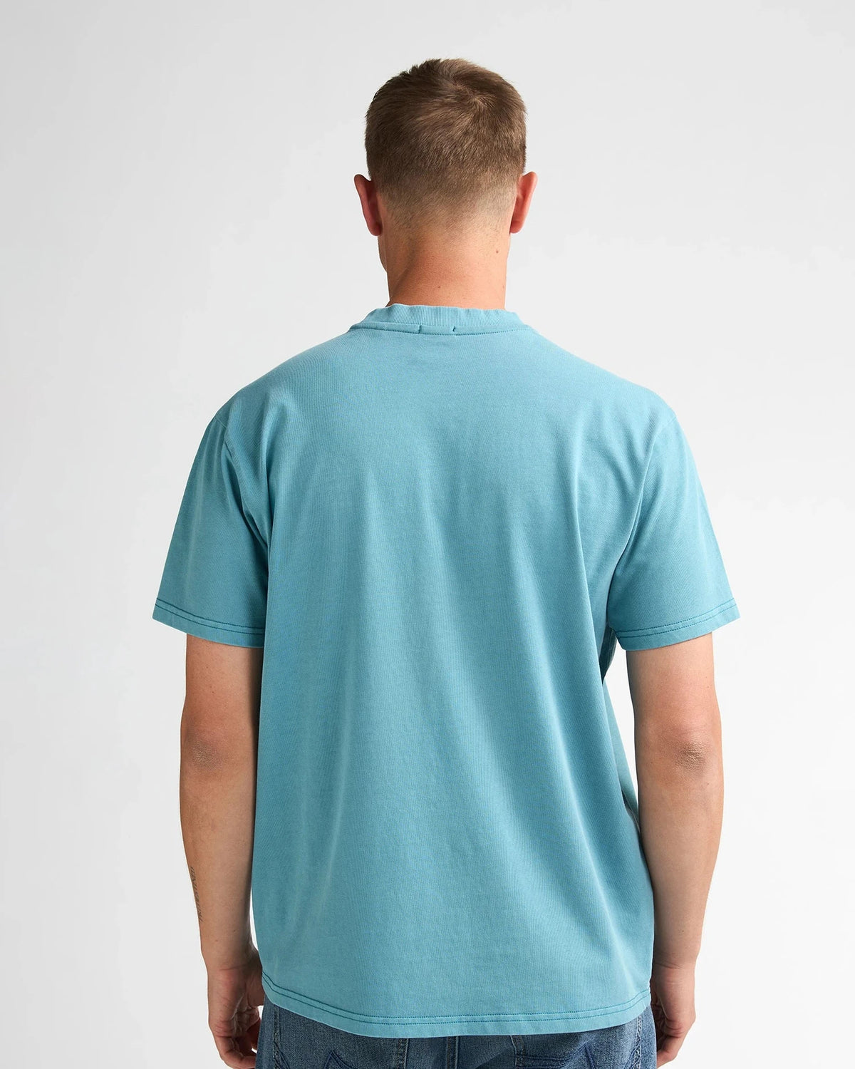 Men T-Shirt SS iron blue | Bildmaterial bereitgestellt von SHOES.PLEASE.