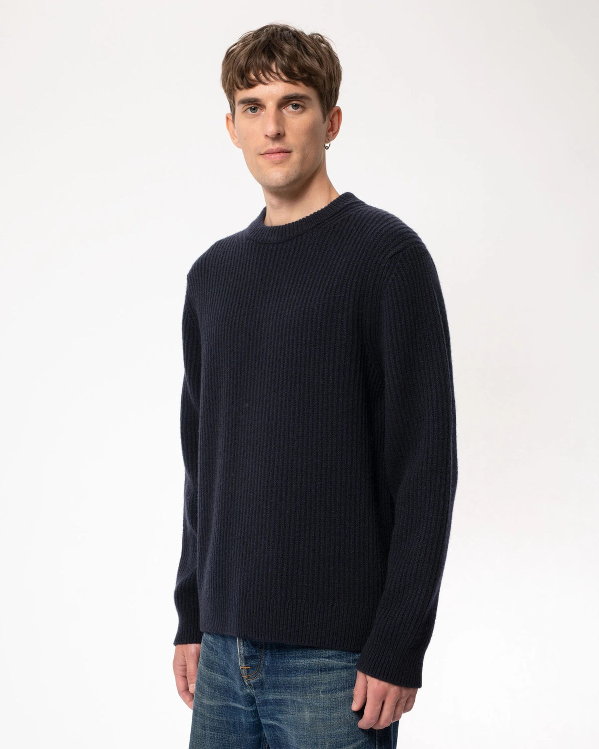 August Rib Wool Sweater navy | Bildmaterial bereitgestellt von SHOES.PLEASE.
