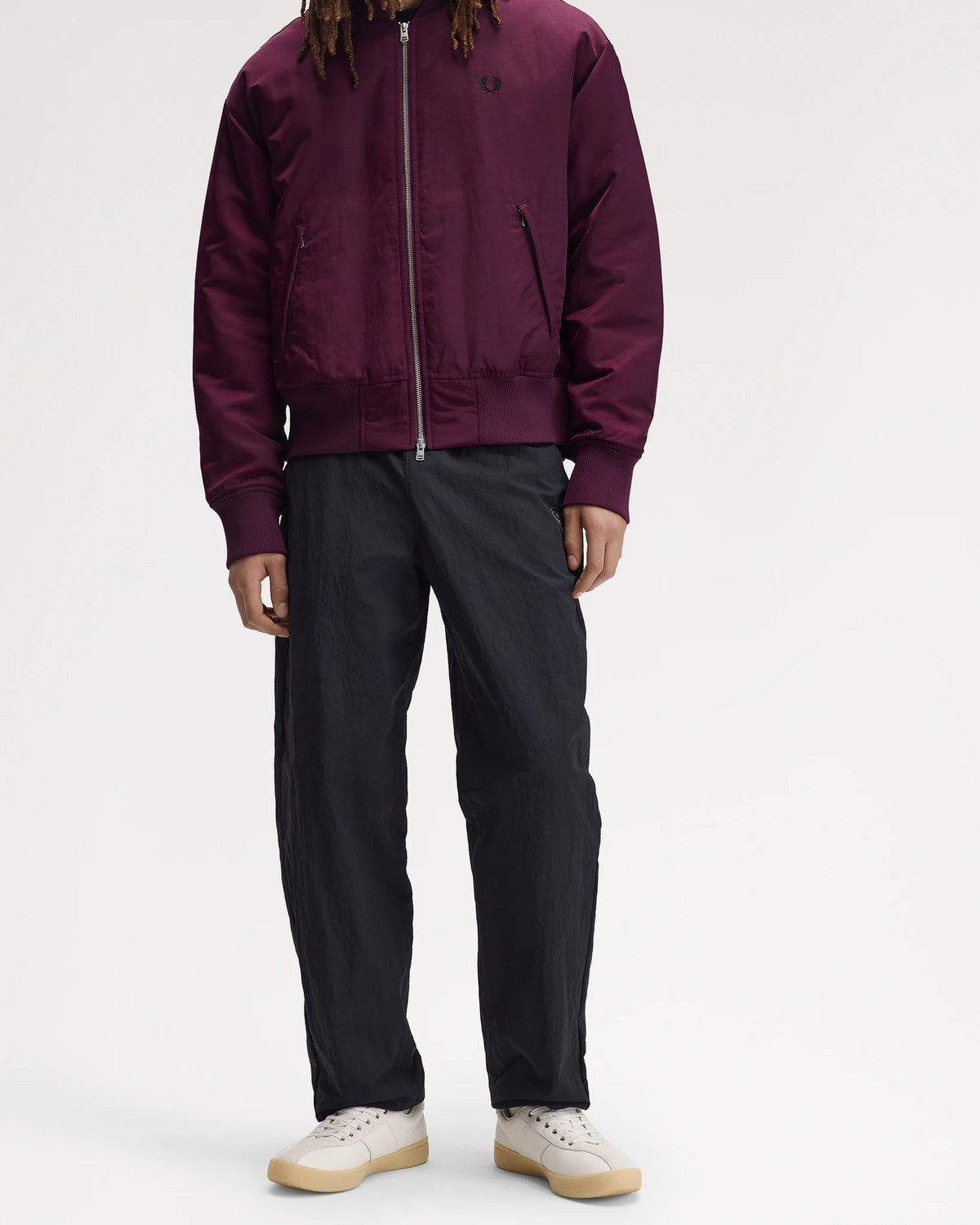 QUILTED TENNIS BOMBER JACKET plum | Bildmaterial bereitgestellt von SHOES.PLEASE.