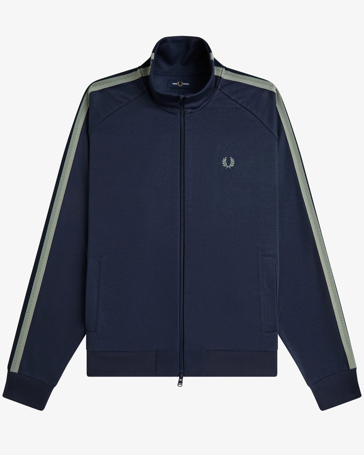 TWO TONE MESH TAPE TRACK JKT dark airforce | Bildmaterial bereitgestellt von SHOES.PLEASE.