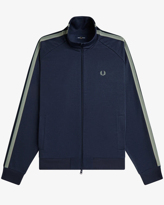 TWO TONE MESH TAPE TRACK JKT dark airforce