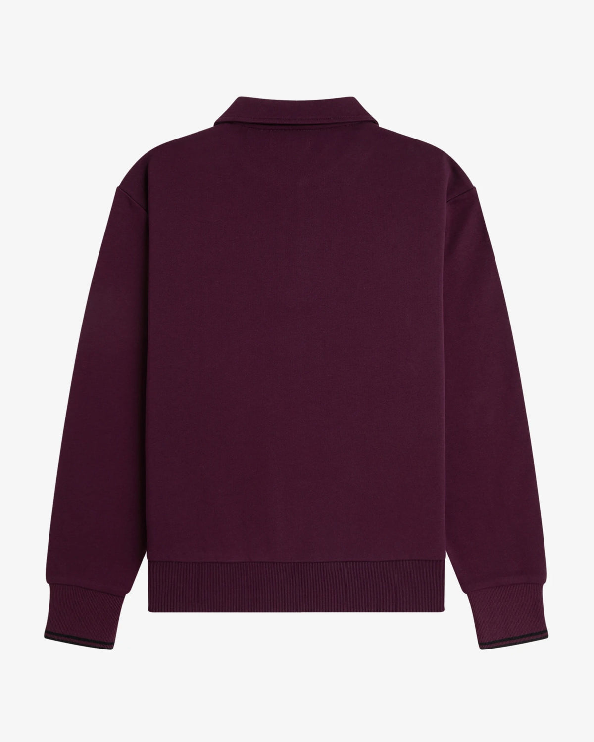 HALF ZIP COLLARED SWEATSHIRT plum | Bildmaterial bereitgestellt von SHOES.PLEASE.