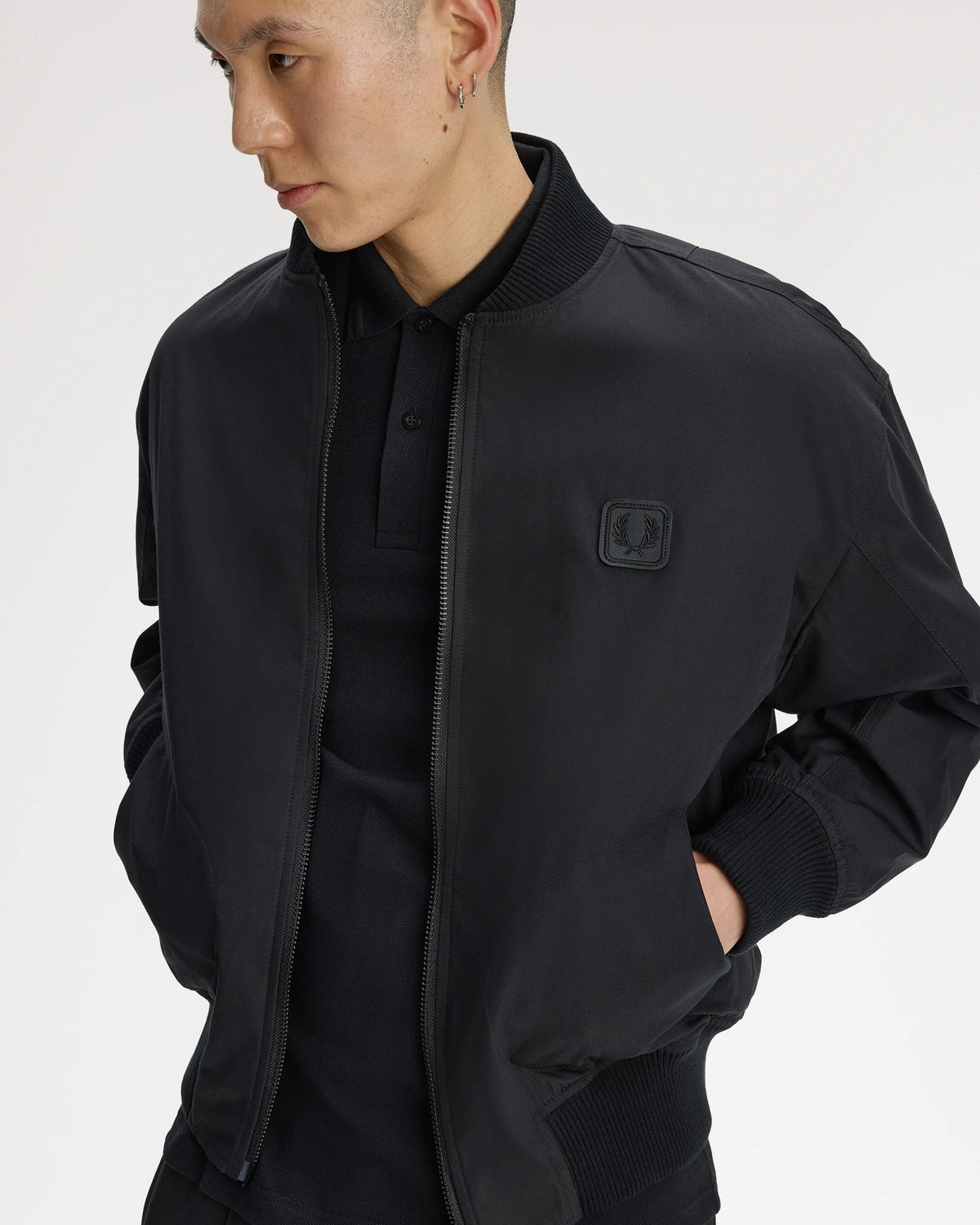BLACK CANVAS BOMBER JACKET black | Bildmaterial bereitgestellt von SHOES.PLEASE.