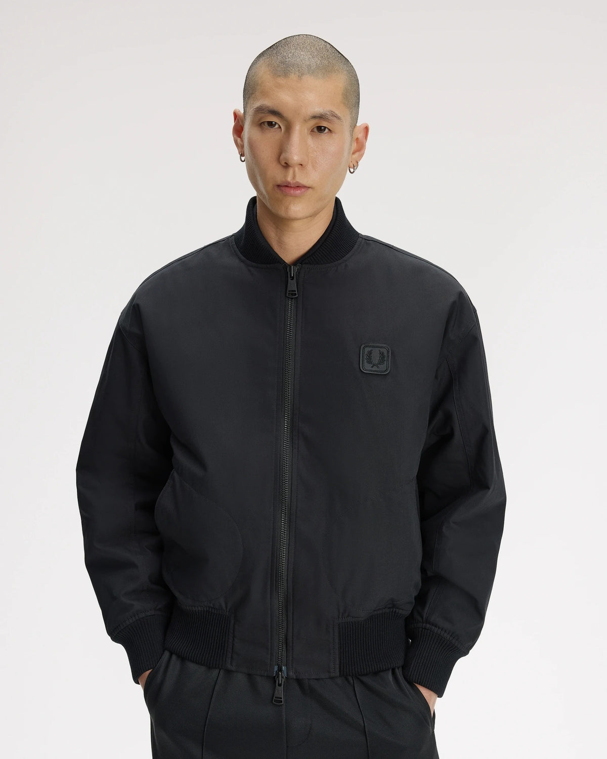 BLACK CANVAS BOMBER JACKET black | Bildmaterial bereitgestellt von SHOES.PLEASE.