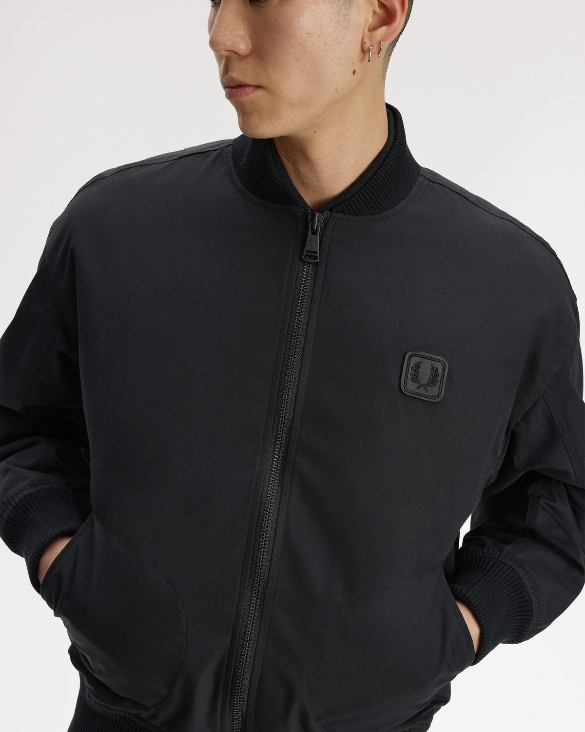 BLACK CANVAS BOMBER JACKET black | Bildmaterial bereitgestellt von SHOES.PLEASE.