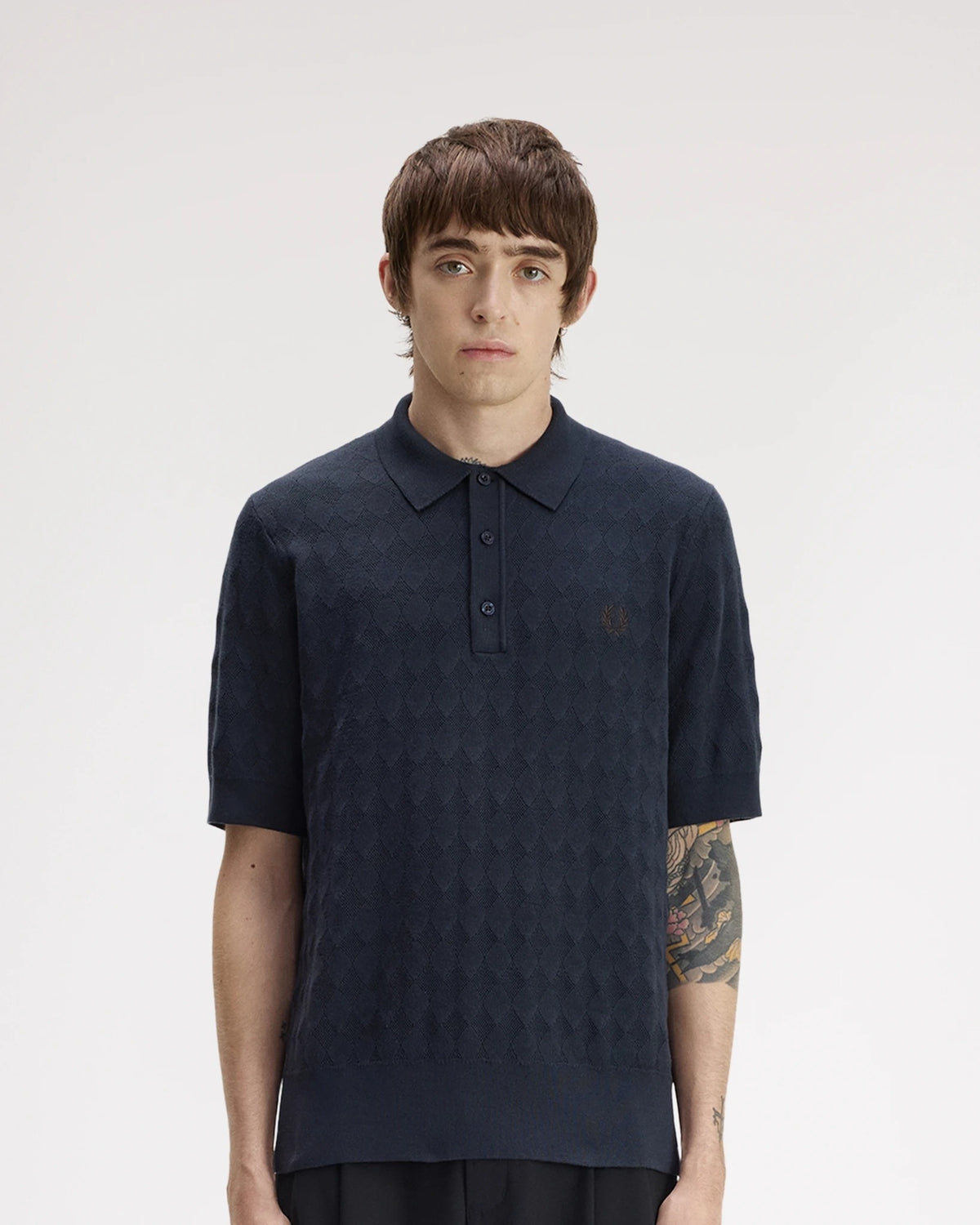 POINTELLE KNITTED SHIRT navy | Bildmaterial bereitgestellt von SHOES.PLEASE.