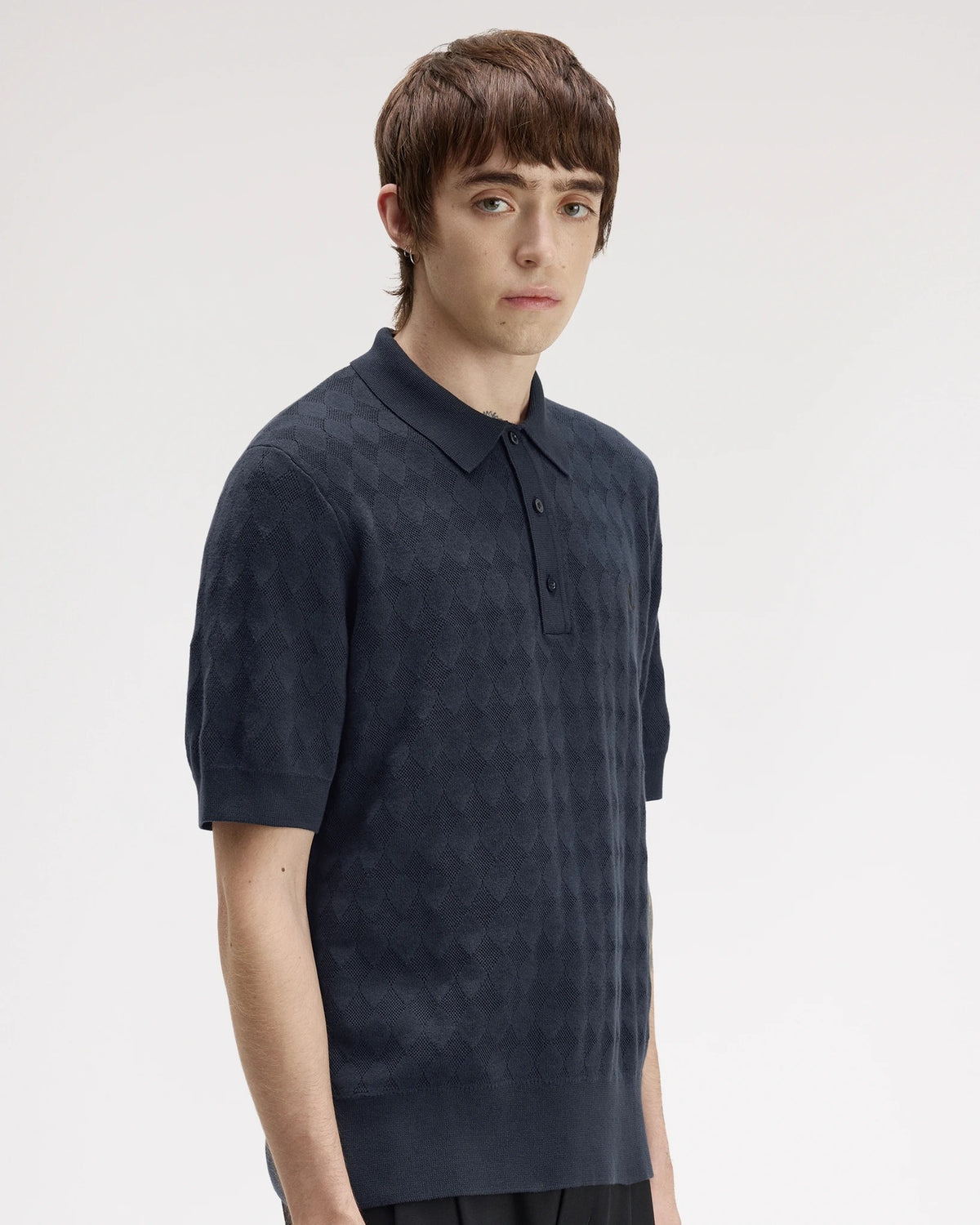 POINTELLE KNITTED SHIRT navy | Bildmaterial bereitgestellt von SHOES.PLEASE.