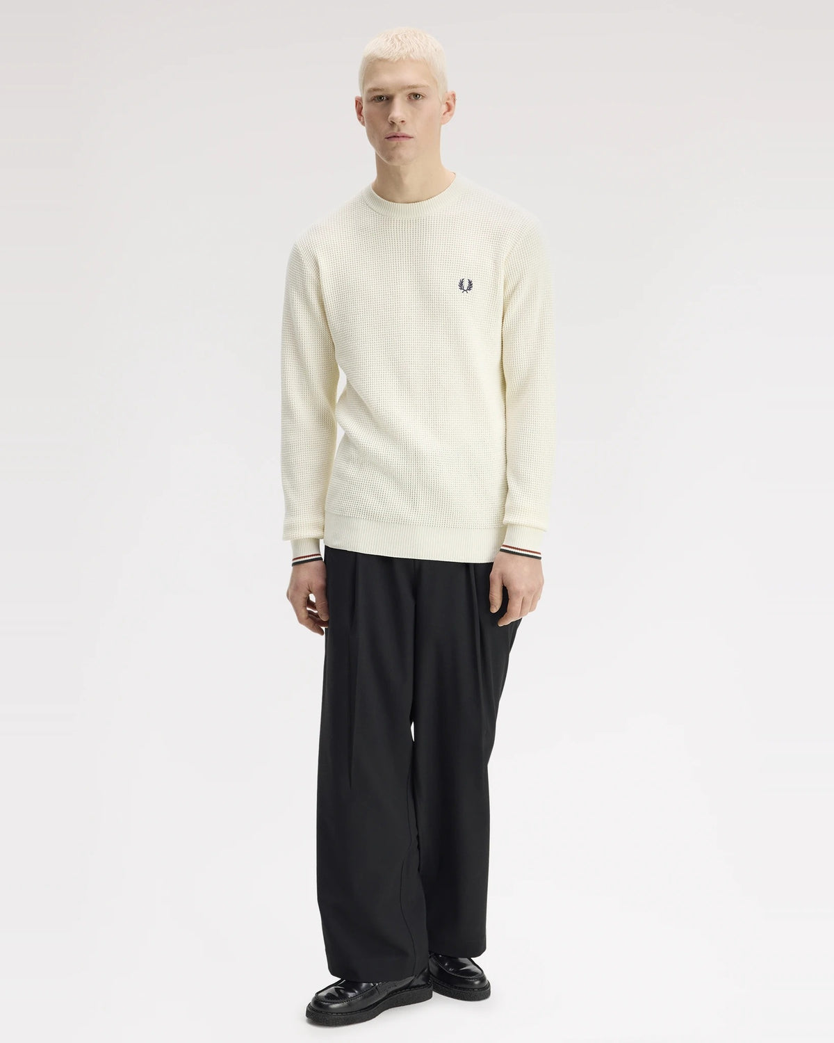 WAFFLE STITCH JUMPER ecru | Bildmaterial bereitgestellt von SHOES.PLEASE.