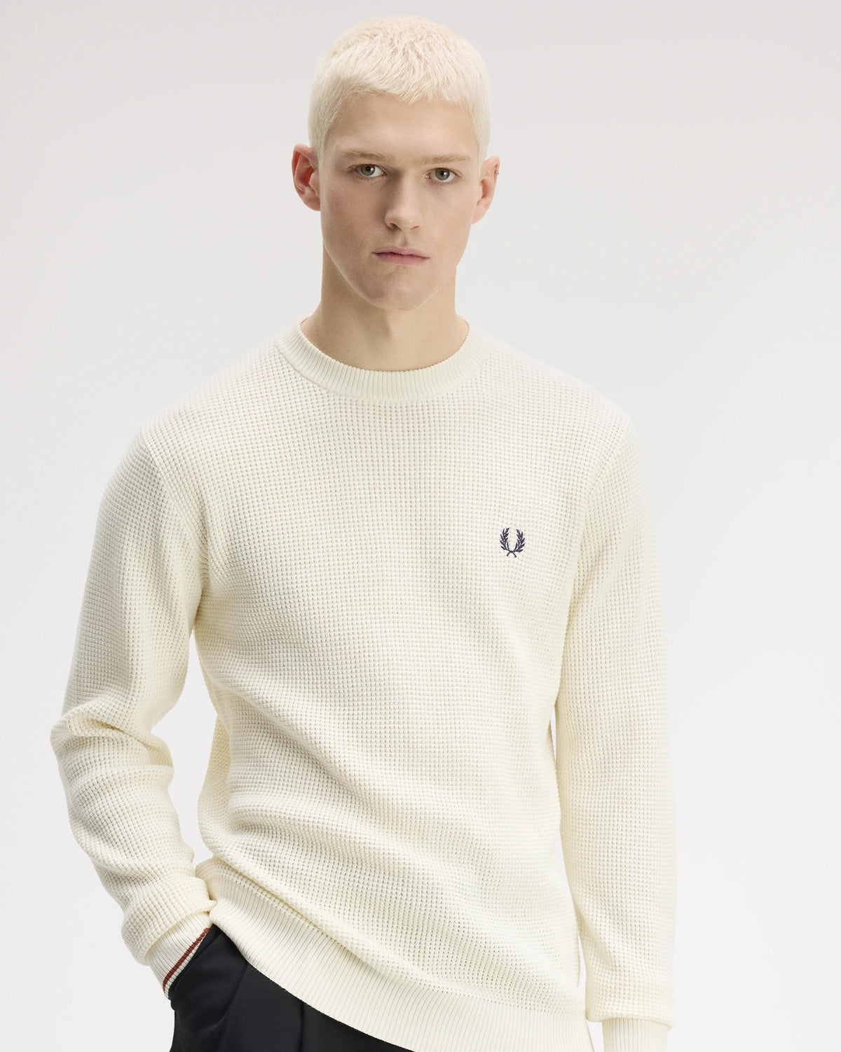 WAFFLE STITCH JUMPER ecru | Bildmaterial bereitgestellt von SHOES.PLEASE.